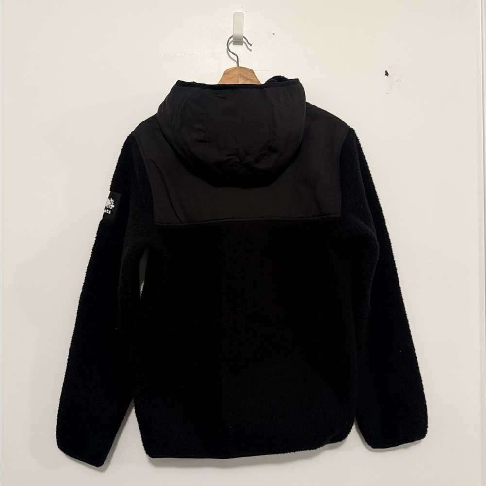 Roots Black Fleece Anorak Jacket - Picture 2 of 5